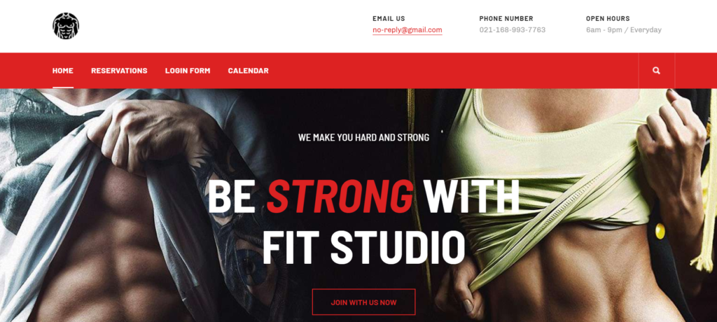 Joomla template for Gym and Fitness – JA Fit