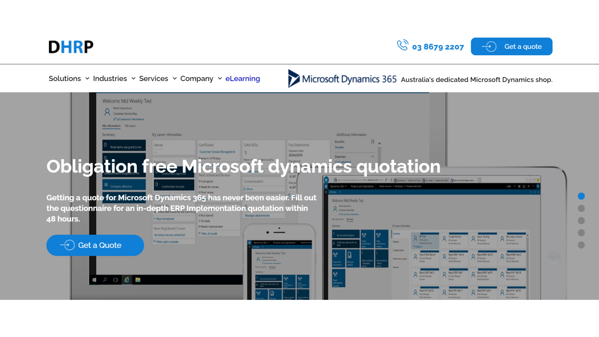 DHRP – Australia's dedicated Microsoft Dynamics shop.