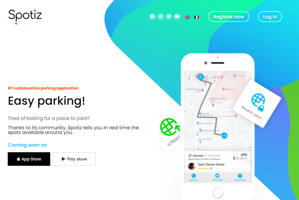 Private parking | onstreet parking | handicap spots | parking solution